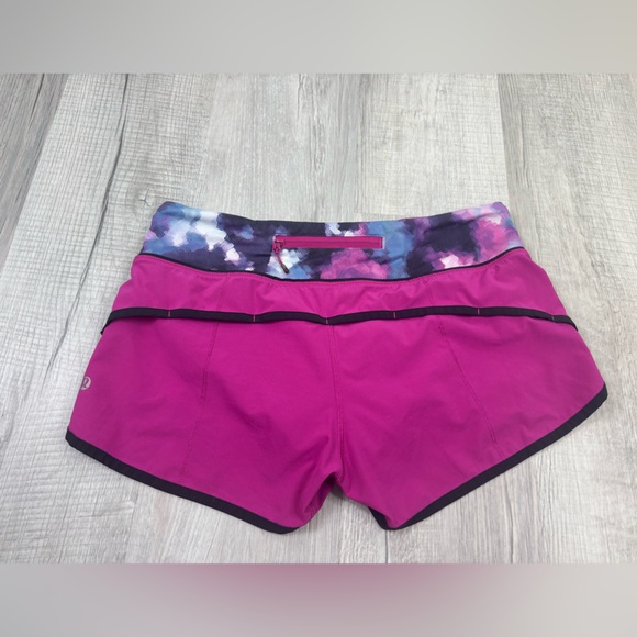 Lululemon Run Speed Short Size 6 Color Raspberry - Picture 2 of 6